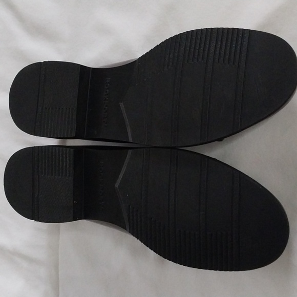 Rockport 8M leather fringe tassel slip on loafers NWOB - Picture 3 of 8